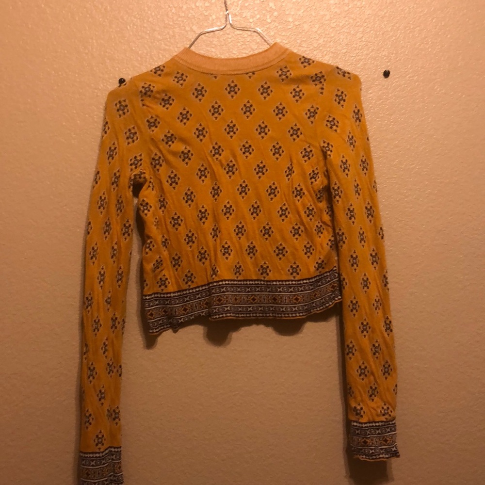Free people yellow sweater